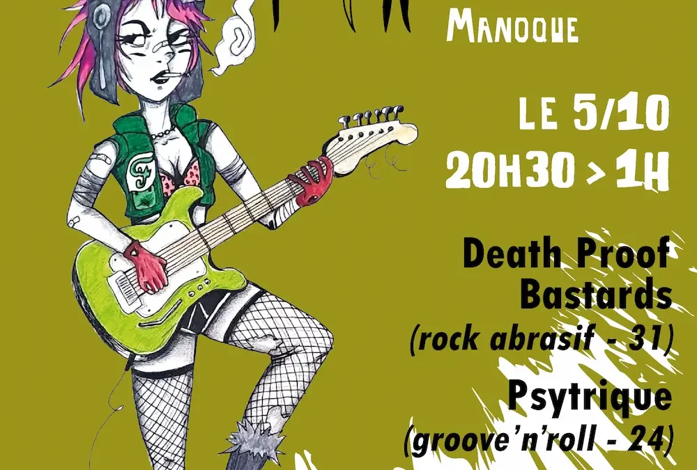 5/10 – Concerts rock par La Fraich’