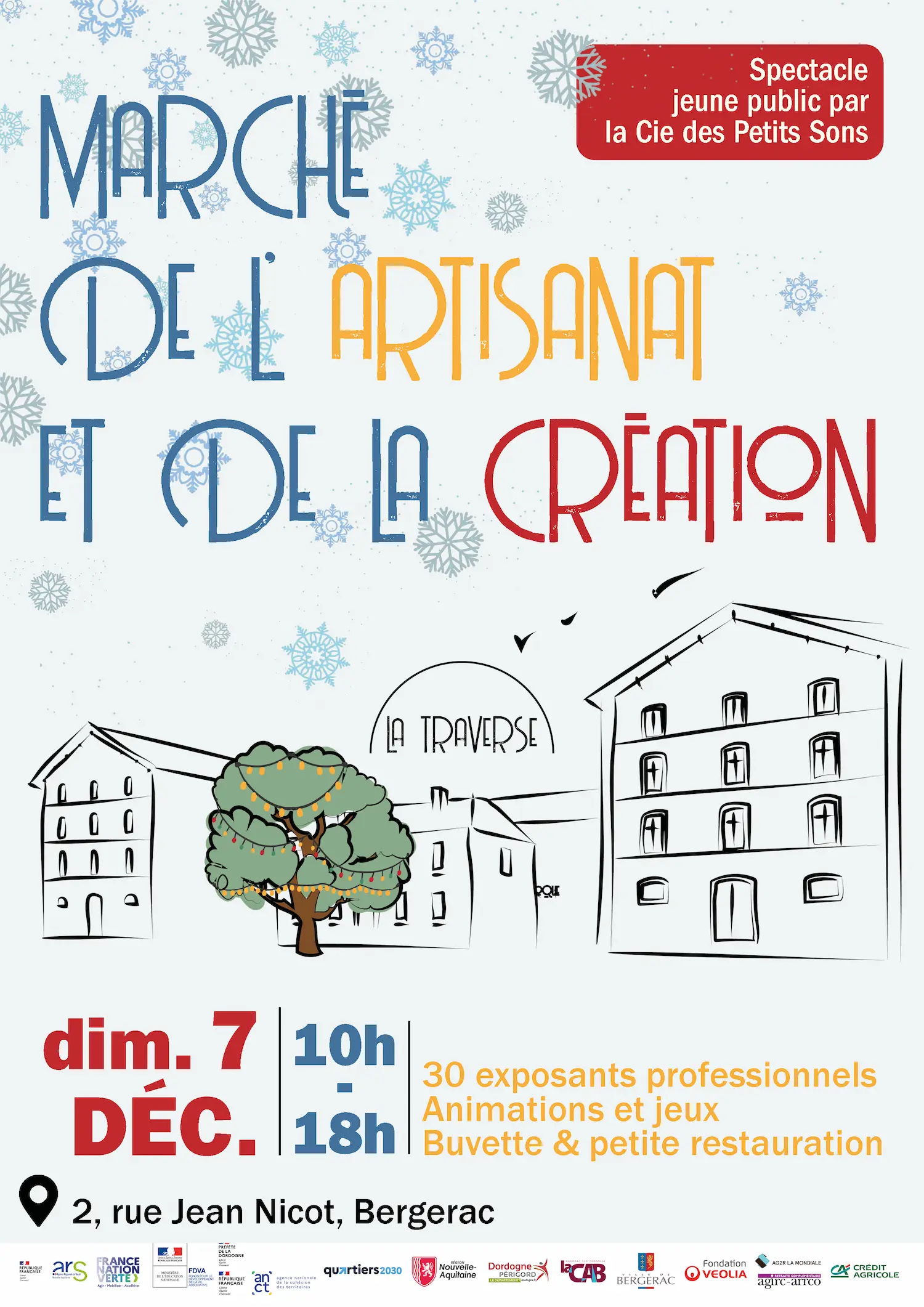 Affiche marché de Noël 2025 - 4